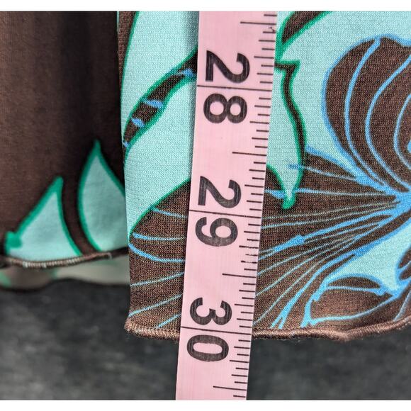 VINTAGE LA BELLE Dress - Blue/Brown, Strapless, Y2K, Ties, Mini, Size Small - Picture 5 of 5